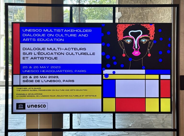 Der UNESCO Chair auf dem UNESCO Multistakeholder Dialogue on Culture and Arts Education in Paris