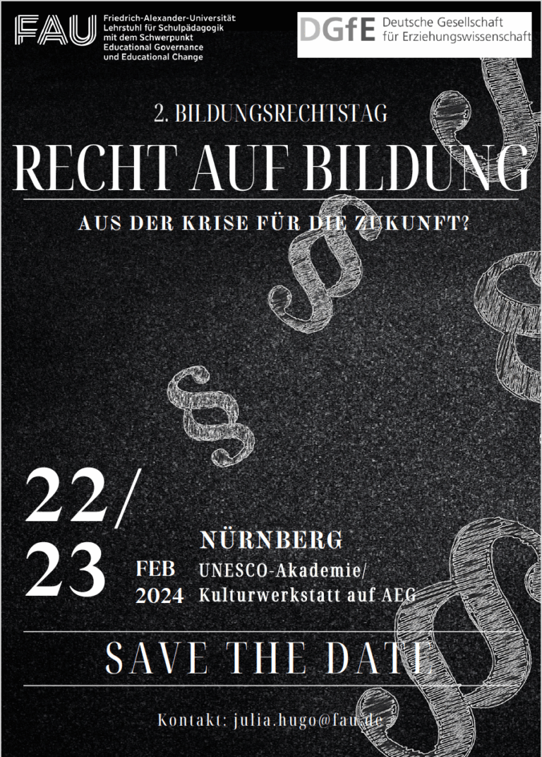 Bildungsrechtstag an der Nürnberger Akademie für digitale Kultur und performative Bildung