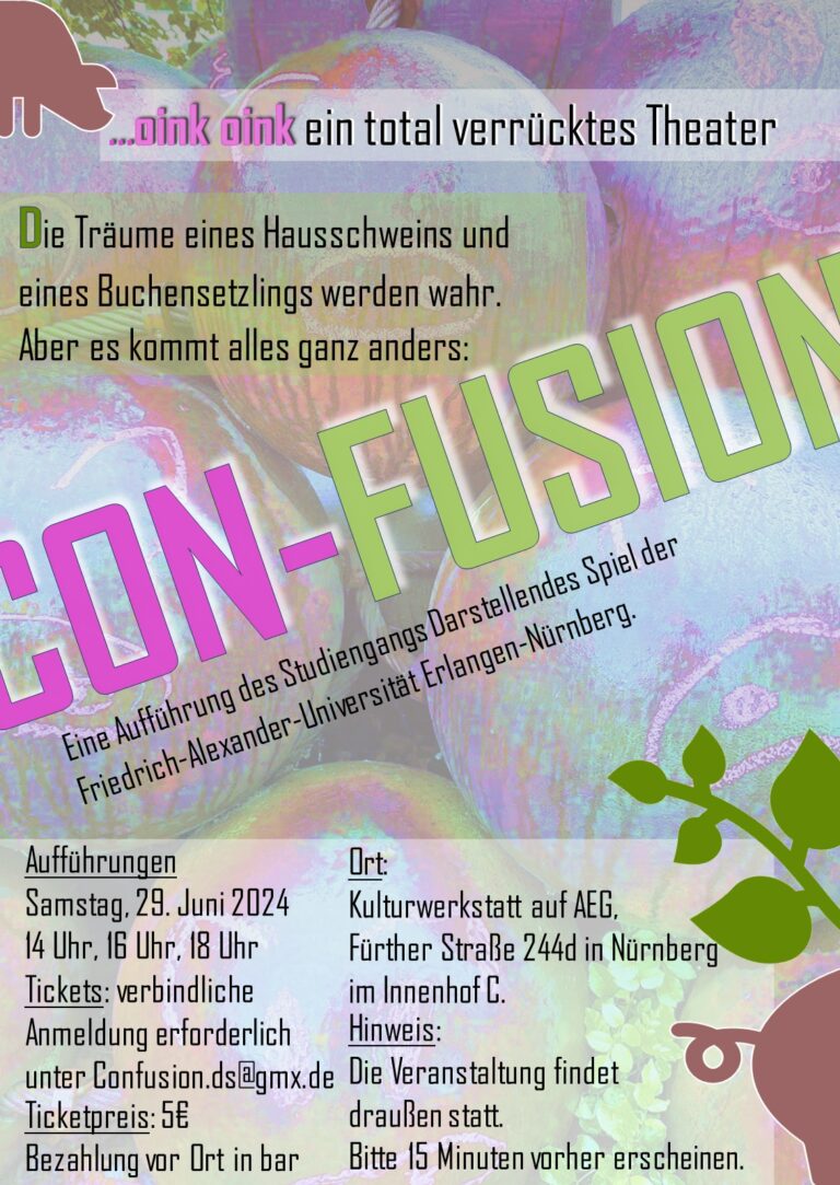 Abschlussproduktion des Erweiterungsstudiengangs Darstellendes Spiel – Samstag, 29. Juni 2024